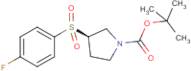 (R)-3-(4-Fluoro-benzenesulfonyl)-pyrrolidine-1-carboxylic acid tert-butyl ester