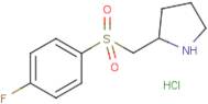 2-(4-Fluoro-benzenesulfonylmethyl)-pyrrolidine hydrochloride