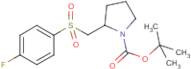 2-(4-Fluoro-benzenesulfonylmethyl)-pyrrolidine-1-carboxylic acid tert-butyl ester