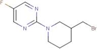 2-(3-Bromomethyl-piperidin-1-yl)-5-fluoro-pyrimidine