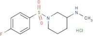 [1-(4-Fluoro-benzenesulfonyl)-piperidin-3-yl]-methyl-amine hydrochloride