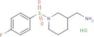 C-[1-(4-Fluoro-benzenesulfonyl)-piperidin-3-yl]-methylamine hydrochloride