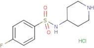 4-Fluoro-N-piperidin-4-yl-benzenesulfonamide hydrochloride