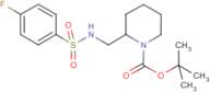 2-[(4-Fluoro-benzenesulfonylamino)-methyl]-piperidine-1-carboxylic acid tert-butyl ester