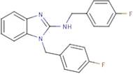 (4-Fluoro-benzyl)-[1-(4-fluoro-benzyl)-1H-benzoimidazol-2-yl]-amine