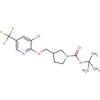 3-(3-Chloro-5-trifluoromethyl-pyridin-2-yloxymethyl)-pyrrolidine-1-carboxylic acid tert-butyl ester