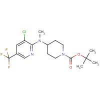 4-[(3-Chloro-5-trifluoromethyl-pyridin-2-yl)-methyl-amino]-piperidine-1-carboxylic acid tert-butyl…