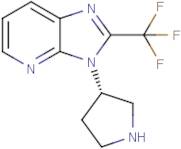 3-(S)-Pyrrolidin-3-yl-2-trifluoromethyl-3H-imidazo[4,5-b]pyridine