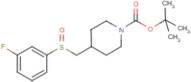 4-(3-Fluoro-benzenesulfinylmethyl)-piperidine-1-carboxylic acid tert-butyl ester