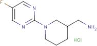 (1-(5-Fluoropyrimidin-2-yl)piperidin-3-yl)methanamine hydrochloride