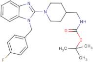 tert-Butyl ((1-(1-(4-fluorobenzyl)-1H-benzo[d]imidazol-2-yl)piperidin-4-yl)methyl)carbamate