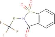 2-[(Trifluoromethyl)sulphanyl]-1,2-benzothiazol-3(2H)-one 1,1-dioxide