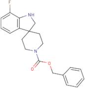 Benzyl 7-fluorospiro[1,2-dihydroindole-3,4'-piperidine]-1'-carboxylate