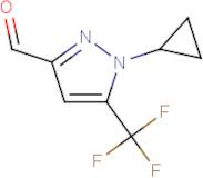 1-(Cyclopropyl)-5-(trifluoromethyl)-1H-pyrazole-3-carbaldehyde