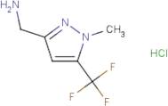1-[1-Methyl-5-(trifluoromethyl)-1H-pyrazol-3-yl]methanamine hydrochloride
