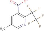 5-Methyl-3-nitro-2-(pentafluoroethyl)pyridine