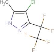 4-Chloro-5-methyl-3-(pentafluoroethyl)-1H-pyrazole