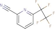 6-(Pentafluoroethyl)pyridine-2-carbonitrile