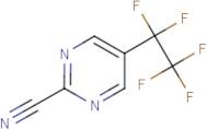 5-(Pentafluoroethyl)pyrimidine-2-carbonitrile