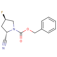 N-CBZ-trans-4-Fluoro-L-Prolinonitrile