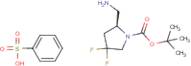 N-t-BOC-4,4-Difluoro-(2S)-aminomethylpyrrolidine benzensulfonate