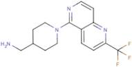 1-{1-[2-(Trifluoromethyl)-1,6-naphthyridin-5-yl]piperidin-4-yl}methanamine