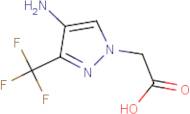 [4-Amino-3-(trifluoromethyl)-1H-pyrazol-1-yl]acetic acid