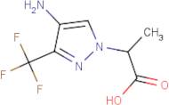 2-[4-Amino-3-(trifluoromethyl)-1H-pyrazol-1-yl]propanoic acid