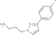 3-[3-(4-Fluorophenyl)-1H-pyrazol-1-yl]propan-1-amine