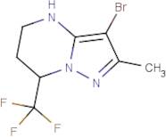 3-Bromo-2-methyl-7-(trifluoromethyl)-4,5,6,7-tetrahydropyrazolo[1,5-a]pyrimidine