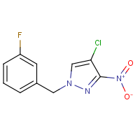 4-Chloro-1-(3-fluorobenzyl)-3-nitro-1H-pyrazole