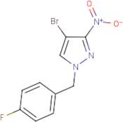 4-Bromo-1-(4-fluorobenzyl)-3-nitro-1H-pyrazole