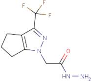 2-[3-(Trifluoromethyl)-5,6-dihydrocyclopenta[c]pyrazol-1(4H)-yl]acetohydrazide