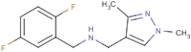 1-(2,5-Difluorophenyl)-N-[(1,3-dimethyl-1H-pyrazol-4-yl)methyl]methanamine