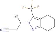 3-[3-(Trifluoromethyl)-4,5,6,7-tetrahydro-2H-indazol-2-yl]butanenitrile