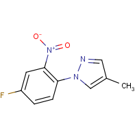 1-(4-Fluoro-2-nitrophenyl)-4-methyl-1H-pyrazole