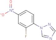 1-(2-Fluoro-4-nitrophenyl)-1H-1,2,4-triazole