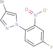 4-Bromo-1-(4-fluoro-2-nitrophenyl)-1H-pyrazole