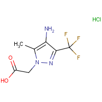 [4-Amino-5-methyl-3-(trifluoromethyl)-1H-pyrazol-1-yl]acetic acid hydrochloride