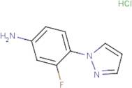 3-Fluoro-4-(1H-pyrazol-1-yl)aniline hydrochloride