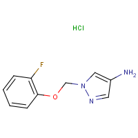 1-[(2-Fluorophenoxy)methyl]-1H-pyrazol-4-amine hydrochloride