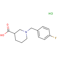 1-(4-Fluorobenzyl)piperidine-3-carboxylic acid hydrochloride