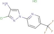 3-Chloro-1-[5-(trifluoromethyl)pyridin-2-yl]-1H-pyrazol-4-amine hydrochloride