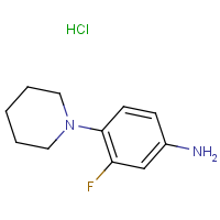 3-Fluoro-4-(piperidin-1-yl)aniline hydrochloride