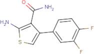 2-Amino-4-(3,4-difluorophenyl)thiophene-3-carboxamide