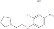 3-Fluoro-4-[2-(pyrrolidin-1-yl)ethoxy]aniline hydrochloride