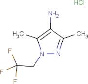 3,5-Dimethyl-1-(2,2,2-trifluoroethyl)-1H-pyrazol-4-amine hydrochloride