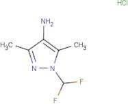 1-(Difluoromethyl)-3,5-dimethyl-1H-pyrazol-4-amine hydrochloride