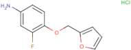 3-Fluoro-4-(furan-2-ylmethoxy)aniline hydrochloride