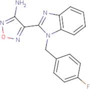 4-[1-(4-Fluorobenzyl)-1H-benzimidazol-2-yl]-1,2,5-oxadiazol-3-amine